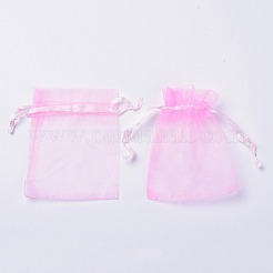 Сплошной цвет сумки из органзы&nbsp;OP-X0001-04C