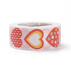 Бумажные наклейки в виде сердечек на день святого валентина X-DIY-I107-02C