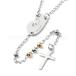 Не тускнеющие четки из нержавеющей стали 202&nbsp;LS-NJEW-D060-01C-GP