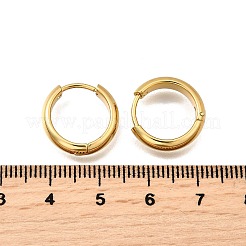 304ステンレススチールフープピアス  リング  ゴールドカラー  16x4mm&nbsp;EJEW-Z123-01B-G