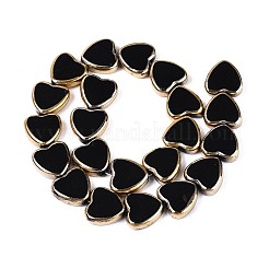 Стеклянные бусины с гальваническим покрытием &nbsp;EGLA-T021-23C