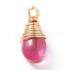 Прозрачные стеклянные подвески&nbsp;PALLOY-JF00560