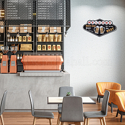 1 шт. подвесные настенные украшения из жести&nbsp;HJEW-CN0001-20