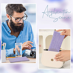 1 шт. прямоугольный футляр для очков из ПВХ&nbsp;AJEW-CN0005-83B