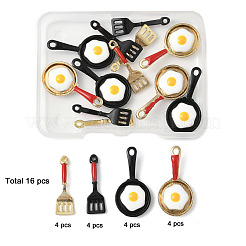 16 шт. 4 стиля подвески из эмалевого сплава&nbsp;ENAM-FP0002-87
