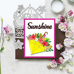 Углеродистая сталь разрезает трафареты DIY-WH0309-1625