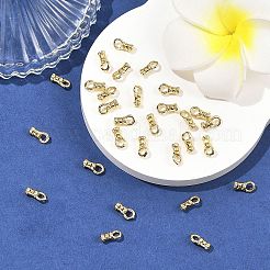 シェグレースの真鍮製コードエンド  コラム  カドミウムフリー＆ニッケルフリー＆鉛フリー  18KGP本金メッキ  7x4x2.7mm  穴：2mm  内径：1mm&nbsp;XGRQ1R160-351G