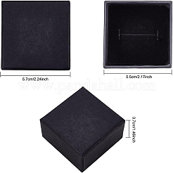 Cajas de joyas de cartulina de papel kraft&nbsp;CBOX-BC0001-13B