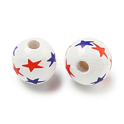 Набивные деревянные европейские бусины&nbsp;WOOD-G022-07E