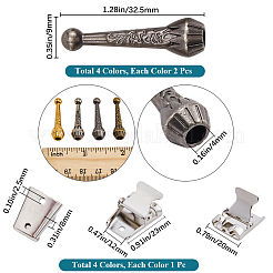 Наборы застежек для галстука-боло&nbsp;FIND-GF0007-27B