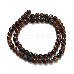 Натуральные пиеттеритные бусины G-L642-B16-6mm