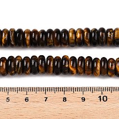 Природных тигровый глаз бисер нитей G-T138-62