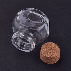 Bottiglia di vetro mini desiderio&nbsp;AJEW-WH0035-02