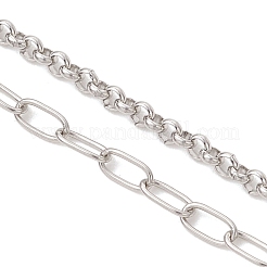 Изготовление колье с цепочкой-слайдером из нержавеющей стали 304 толщиной 2 мм.&nbsp;AJEW-JB01558-02