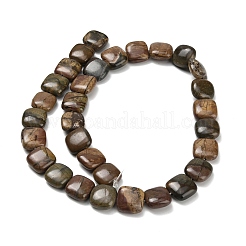 Нити бусин из натурального камня пикассо/полихромной яшмы G-Z110-H02