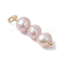 Подвески из натурального жемчуга в форме картофеля&nbsp;PALLOY-JF04849