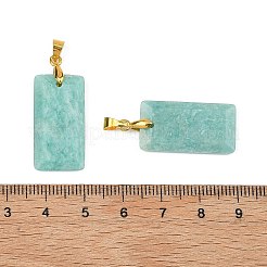 Pendenti sfaccettati in amazzonite naturale&nbsp;G-L623-03G-04