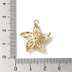 Латунные микро проложить кубического циркония подвески&nbsp;KK-B079-15G