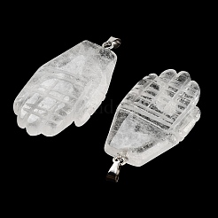 Резные подвески из натуральных кристаллов кварца&nbsp;G-K369-01P-12