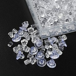 1000шт 5 стильные экологически чистые пластиковые ушные гайки KY-YW0001-33