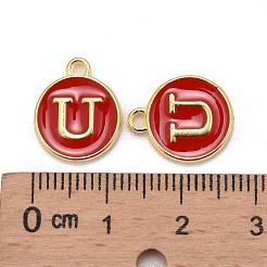 Vergoldete Legierungs-Emaille-Anhänger&nbsp;ENAM-S118-03U
