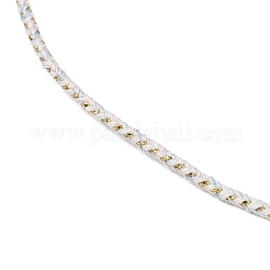 Изготовление ожерелий из круглого нейлонового хлопкового шнура диаметром 2.5 мм NJEW-C106-01G-10