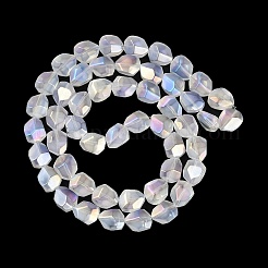 FilI di perline in vetro placcato&nbsp;EGLA-C009-01A-AB01