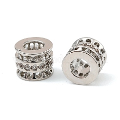 Латунные микро проложить кубического циркония бусы&nbsp;KK-C155-21P