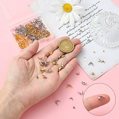 Набор разделительных бусин и наконечников из нержавеющей стали 304&nbsp;STAS-CJ0002-55