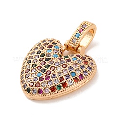 Латунные микро проложить кубического циркония подвески&nbsp;KK-C076-29V-G02