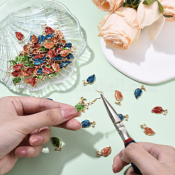 40 шт. Подвески из сплава с эмалью&nbsp;ENAM-YW0005-95A