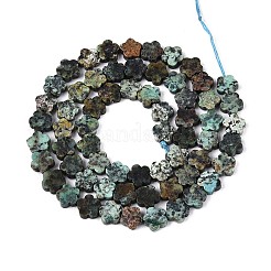 Бусы натуральная африканская бирюза (яшма) G-N257-24A-05