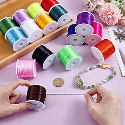 16 рулон 16 цвета плоская эластичная хрустальная нить&nbsp;EW-PH0001-13