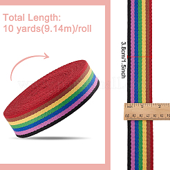 10 ярд поликоттоновой ленты карамельного цвета OCOR-BC0006-96A