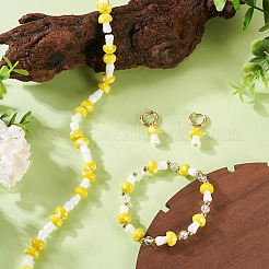 1 нить бусины лэмпворк ручной работы&nbsp;LAMP-TA0001-84F