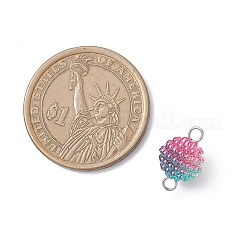 Акриловые круглые подвески-фигурки в форме ягод из искусственного жемчуга PALLOY-JF04422-01