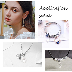 30 шт. подвески из нержавеющей стали 201 STAS-UN0027-18