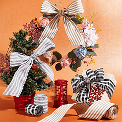 3 рулон двухцветных полиэстеровых полосатых лент OCOR-GA0001-87