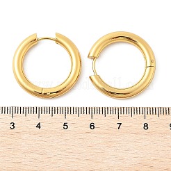 202 серьги-кольца из нержавеющей стали Huggie Hoop EJEW-O087-08M-G