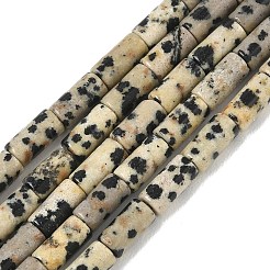 Natur Dalmatiner Jaspis Perlen Stränge&nbsp;G-B091-A19-01