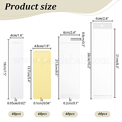 80 шт. Картонные демонстрационные карточки 2-х стилей DIY-PH0023-21