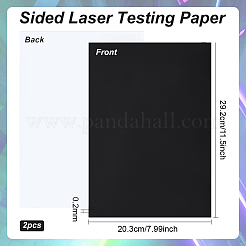 Бумага для лазерного затемнения AJEW-WH0513-88