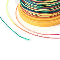 Cordon rond en polyester ciré&nbsp;YC-E004-0.65mm-N654