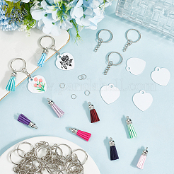 Наборы для изготовления брелока-подвески из алюминия с двусторонней термопередачей своими руками&nbsp;DIY-SP0005-26A