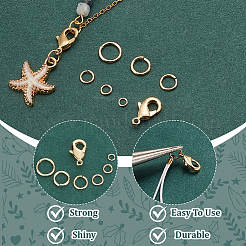 280 шт. 6 латунных соединительных кольца&nbsp;FIND-PH0022-72