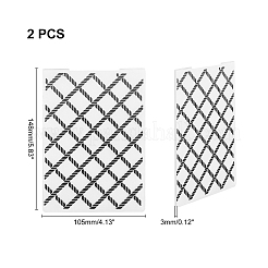 Cartelle di goffratura in plastica&nbsp;DIY-WH0186-10