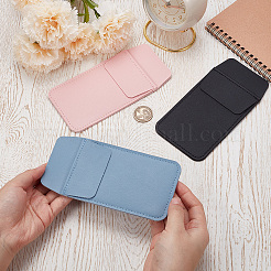 3 trousse à stylos en cuir PU 3 couleurs&nbsp;AJEW-GF0014-44B