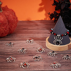 20шт 2 цвета подвески из сплава со стразами FIND-SC0006-87