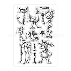 Изготовленные на заказ прозрачные штампы из ПВХ на летнюю тематику&nbsp;DIY-WH0631-0664