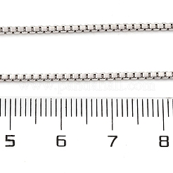 1.5 мм стойка покрытие латунные цепочки ожерелья для женщин мужчин MAK-L044-30P